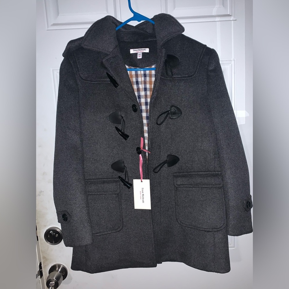 COPY - Boys wool peak coat